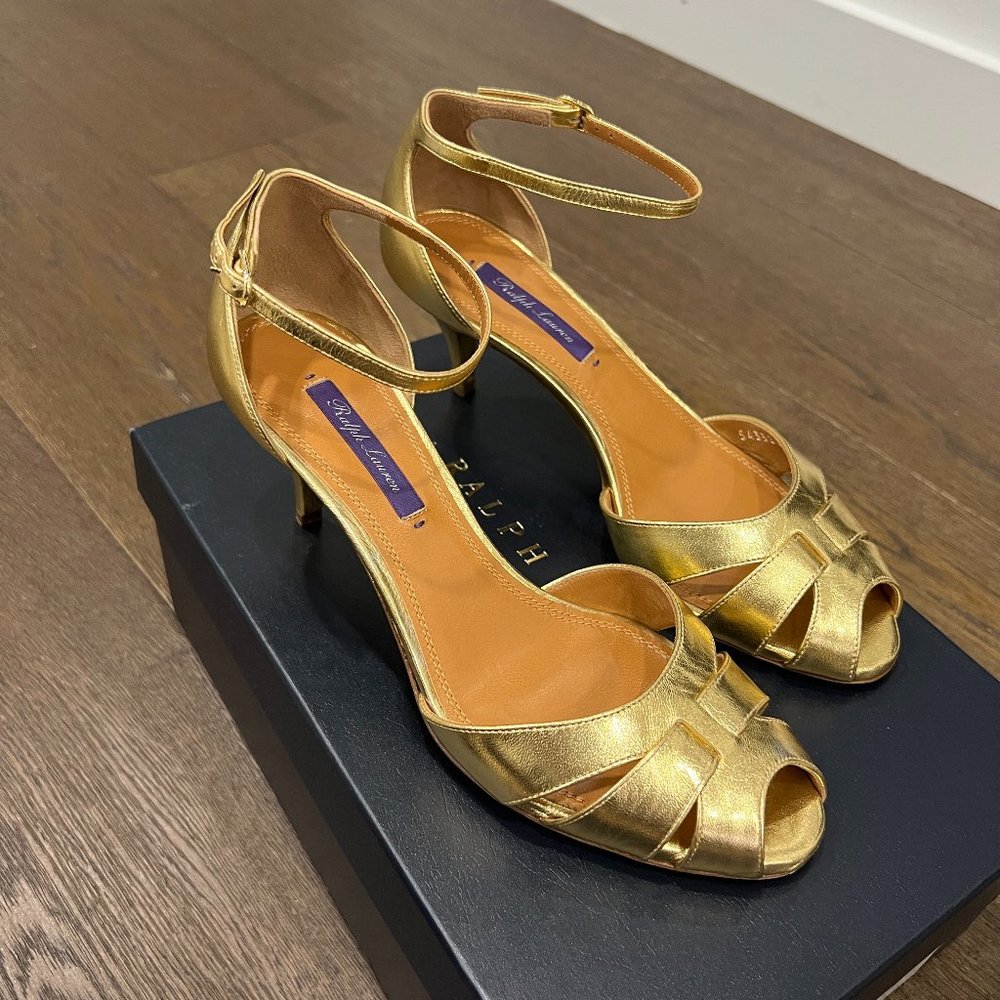 Ralph Lauren Collection Purple Label Nappa Heel 7